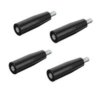 Ipetboom 4 pièces Poignée Tournante Bakélite Filetage pour Machines-outils Manivelle de Serrage Pratique pour Fraisage et Tournage