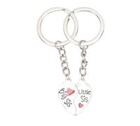 Ipetboom 4 Pièces Porte Clés Puzzle Pendentifs Cœur Créatifs pour et Amitié pour Anniversaire et