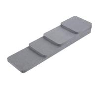 Ipetboom 4 pièces Set de Coussins Absorbants Diatomite pour Cuisine et Salle de Bain Tapis Antidérapant et Séchant Rapide Tapis Absorbant pour et Tasse Protection de Plan de Travail Gris