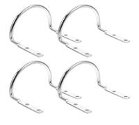 Ipetboom 4 pièces Support Marteau et Crochets Robustes pour Ceinture Outils Porte-outils Suspendu Anti-déplacement Organiseur Mural Gain de Place pour Atelier et Jardin