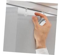 Ipetboom 4 pièces Supports de Barre Acier Inoxydable Supports de Tringle pour Penderie Étagère et Rideaux Fixation Latérale Robuste pour Installation de Tringles à Rideaux