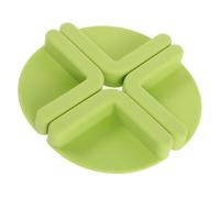 Ipetboom 4 Pièces Tapis En Silicone Antidérapant Pieds En Silicone Pour Planche à Découper Patins De Meubles Pieds Planche à Découper Joint En Gel De Silice Vert Clair