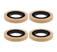 Ipetboom 4 rouleaux d'attaches pour de banque - Bandes de papier pour de banque - Fournitures d'organisation de liasses de pour les agences bancaires