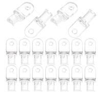 Ipetboom 40 Pièces Blind Wand Tip Replacement Plastic Repair Parts for Window Blinds Transparent Caps