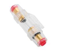 Ipetboom 40a Porte-fusible Agu Pour Voiture Protection Circuit Intégré Tube Transparent Support Fusible Awg Pour Installation Audio Auto