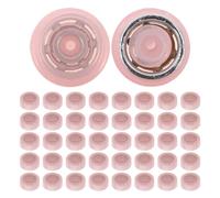 Ipetboom 45 Roulements à Billes Roses pour Moulin à Vent, Mini Roulements Métalliques Rotatifs, Kit 45 Pièces pour Accessoires Loisirs Créatifs et Réparation Paliers D’éolienne de Jardin