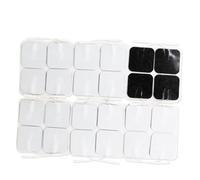 Ipetboom 48pièces Électrodes Réutilisables Sans Latex Plaquettes Unité De Lot De Compresses Auto-adhésives Pour Adhérence Nettoyage Facile