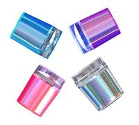 Ipetboom 4ensembles De Manucure Kits De Et Plaques De Nail Art Transparente Pour Manucure Et Nail Art