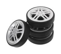 Ipetboom 4pcs Roues de Remplacement pour Valise en Caoutchouc Silencieuses Fonction Pivotante à 360 Degrés, Kit Réparation Fiable pour Bagages de Voyage