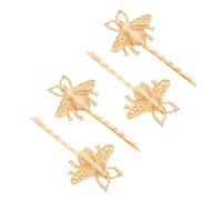 Ipetboom 4pièces Adorable Bee Hair Clip Set Pince à Cheveux Mignonne Pour Femmes Et Filles Barrettes Abeille Accessoires De Coiffure Simples Et Élégants