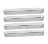 Ipetboom 4pièces Boîtes Métalliques à Charnière Rangement pour Stylos Crayons Et Pinceaux De Maquillage Lot de Petites Boîtes Vides