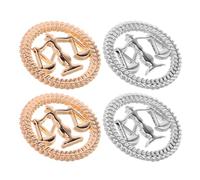 Ipetboom 4pièces Broche Avocat avec Balance Justice Accessoire pour Costume ou Chemise Cadeau pour Étudiant Droit