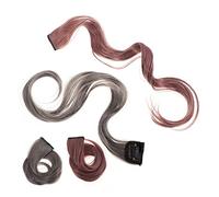 Ipetboom 4pièces Extensions Capillaires Pour Femmes Mèches Dégradées Invisibles Cheveux Haute Température Parfaites Pour Événements Festifs Quotidien