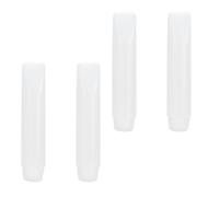 Ipetboom 4pièces Flacons Souples Portables de Plastique Blanc Rechargeables pour Produits Cosmétiques comme Gel Douche Shampoing et Lotion