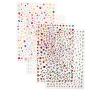 Ipetboom 4pièces Lot De Autocollants Perles Pour Visage Strass Auto-adhésifs Imperméables Pour Yeux Maquillage Et Corps