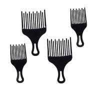 Ipetboom 4pièces Peigne à Cheveux Bouclés Peigne Démêlant à Dents Larges pour Cheveux Afro
