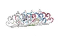 Ipetboom 4pièces Peignes Couronne Garçon Fille Avec Accessoires De Cheveux Élégants Pour Et Blanc Rose