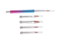 Ipetboom 4pièces Pinceau Nail Art Avec Embouts Ensemble De Brosses à Dessin Pour Manucure Et Nail Art Avec Support Démontable