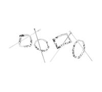Ipetboom 4pièces Pinces à Cheveux Vintage Accessoires De Coiffure Pour Femmes Épingles à Chignon Rétro Inclut Ovales Carrées Et Géométriques
