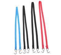 Ipetboom 4pièces Sangles De Fixation Élastiques pour Bagages Tendeurs Plats avec Crochets Outils Pratiques pour Voyages Et Objets Légers