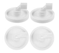 Ipetboom 4pièces Support De Roue Inférieure Pour Lave-vaisselle Accessoire De Remplacement Pour Panier De Lavage Roulettes De Lave-vaisselle
