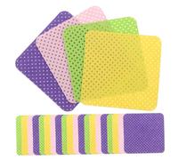 Ipetboom 4sacs Sachets de Lingettes pour Colle à Faux Cils Disques Démaquillants pour Ongles et Yeux Nettoyants Multi-usages Réutilisables