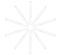 Ipetboom 5 Paires de Pinces à Partitions en Acrylique Transparent Clips Porte-Pages Musicaux Lot de 10 Pièces pour Pupitre de Musique Accessoires pour Pianistes et Musiciens Fixation