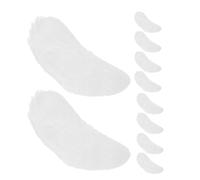 Ipetboom 5 Paires de Sourcils Blancs Accessoires Festifs Autocollants en Coton Confortables à Porter pour Costume de Père pour Fête de