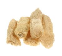 Ipetboom 5 pièces Loofah Naturel Multifonction pour Petits Animaux à Mâcher et Outil de Nettoyage Éponge de Bain Écologique