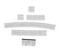 Ipetboom 5 Pièces Lot de Peignes U Invisibles pour Chignon Accessoires Cheveux Femme Maintien Solide sans Tiraillement Fixation et Portable pour Coiffure Facile