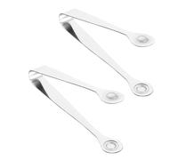 Ipetboom 5 pièces Lot de Pinces Alimentaires Acier Inoxydable Pinces de Service Rondes pour Glace Sucre et Barbecue Accessoires Cuisine Polyvalents pour Buffet et Fête