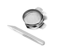 Ipetboom 5 pièces Plateau de Pesée Acier Inoxydable pour Balances Électroniques Plateau de Précision pour Bijoux Aliments Poudres et Liquides Adapté Aux Analyses et Cuisine