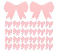 Ipetboom 50 Cartes de Table de Mariage Nœud 3D Rose Format 12 X 93 CM Papier Robuste Marque-Places Manuscrits pour Événements Festifs Tels que Mariage Shower et Enterrement de Vie de