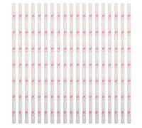 Ipetboom 50 Pièces Bâtonnets Papier Rayés Verts pour Barbe à Papa Lot de Accessoires Compatibles Machines Automatiques pour Événements Anniversaires et Fêtes