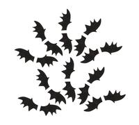 Ipetboom 50 Pièces de Chauve-souris Tissu Non Tissé pour DIY Décorations Halloween Accessoires Cheveux Vêtements Chaussures