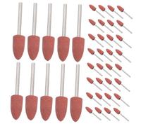 Ipetboom 50 pièces Jeu de Meules Abrasives pour Outil Rotatif Accessoires de Ponçage et Polissage Micro Perceuse Mèches de Meulage Polyvalentes pour Bijoux et Modélisme
