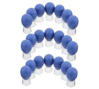 Ipetboom 50 Pièces Outil de ventouses facial en plastique, ventouses à succion sous vide pour lifting visage, massage musculaire, soin peau, succion douce avec bords lisses, dispositif de