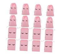 Ipetboom 50 pièces Pochettes de Maquillage à Cordon Sacs de Rangement Mats Résistants pour Cosmétiques Pochettes Portables pour Voyage Organisation Beauté et Affaires