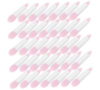 Ipetboom 50 Pièces Silicone Makeup Brush Set For Eyeshadow And Lip Mask Soft Glitter Lip Brush Applicator For Liquid Eye Shadows Precise Hydrating