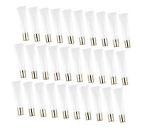 Ipetboom 50 pièces Tube Brillant Lèvres Vide Transparent Plastique pour Soin à Lèvres Femme Tube Souple Étanche Facile à Presser et Portable 15ml 50pcs Capsule Dorée à Bord Droit