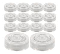 Ipetboom 50 Roulements Rotatifs Miniatures Transparents pour Bricolage Bases Rotatives Précises pour Moulins à Vent et Jouets DIY Accessoires Décoratifs pour Créations Artisanales