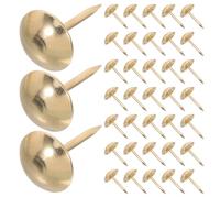 Ipetboom 500 pièces Lot de Clous Tapissier Métal Tête Ronde Punaises Meubles Décoratives pour Rembourrage Mur et Porte Fixation Stable et Polyvalente pour Décoration Maison Bureau et Hôtel