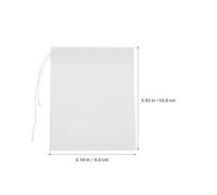 Ipetboom 500 Pièces Reusable Muslin Drawstring Bags Fine Mesh Filter Sachets For Loose Leaf Tea Cooking Spice Infusions And Soup Straining