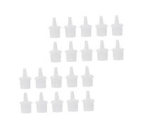 Ipetboom 50pièces Bouchons De Bouteille De Colle Pour Extension De Cils Embouts Durables De Remplacement Pour Flacon De Colle Accessoires Pratiques Pour Kit Rehaussement Et Teinture Des Cil