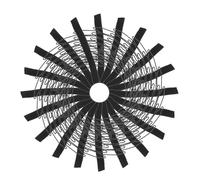 Ipetboom 50pièces Peignes à Perruque Acier Inoxydable Avec Dents De Accessoires Pour Caps De Perruques Et Extensions Outils Pratiques Pour Dentelle Et Variées Couleur Noire