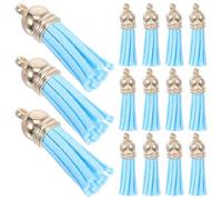 Ipetboom 50pièces Pompons Porte-clés Colorés Breloques Pompon Pour Sacs à Main Projets Créatifs Décorations Diy Fabrication De Bijoux Accessoires Pour Clés Et Téléphones