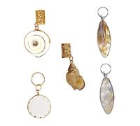 Ipetboom 5pièces Accessoires Cheveux Décoratifs Dreadlocks Bijoux De Tête Mélange De Styles Éléments De Décoration Pour Coiffures Détails Chic Et Pratiques