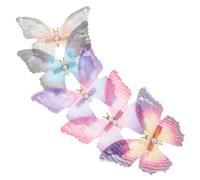 Ipetboom 5pièces Épingles à Cheveux Accessoires Coiffure Avec Détails Coloris Variés Noir