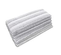Ipetboom 5pièces Lingettes de Rechange Microfibre pour Balai à Franges Auto-adhésives Lavables Réutilisables pour Nettoyage de Sols