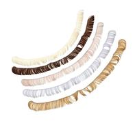 Ipetboom 5pièces Perruque Courte Pour Poupées Avec Frange Fibres Synthétiques Pour Création Et Accessoires De Poupées Compatible Avec Divers Modèles